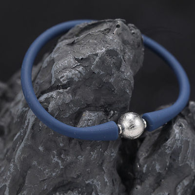 Silikone Elastiek touw Meteoriet Perlen Armband 10mm Unisex Modieus