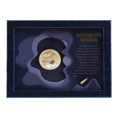 Rectangle Meteorite Display Box Munt Inlay Ledeglas Doos Voor Verzamelgoed