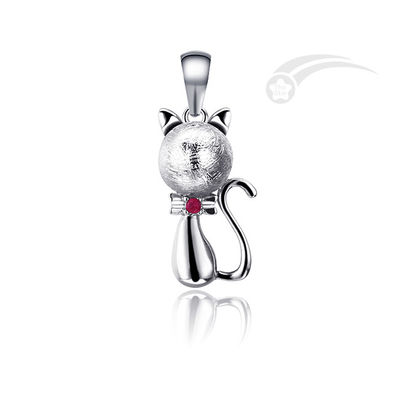Een Kattenmeteoriet 925 Sterling zilveren hanger
