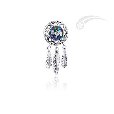 Meteoriet Chips Galaxy Juwelen Zilver Charm Collectie Droomvanger Hanger