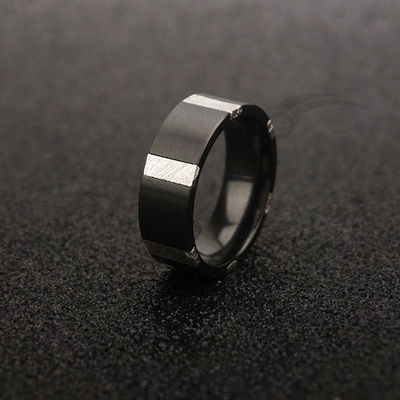 8 mm Breedte Meteorietband Ring Eeuwigheid Muonionalusta Meteoriet Ring