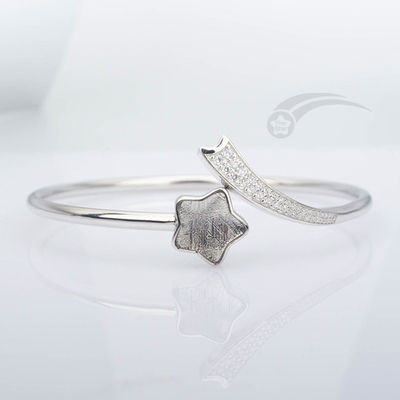 Stijlvolle 925 Sterling Silver Meteorite Armband Vrouwelijke Shooting Star Armband 12 mm