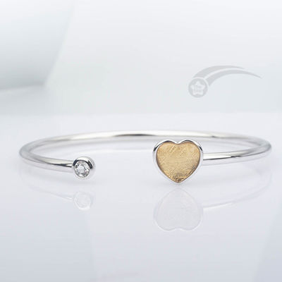 925 Sterling Silver Meteorite Armbanden Hart Armband Armband 10mm