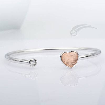 925 Sterling Silver Meteorite Armbanden Hart Armband Armband 10mm