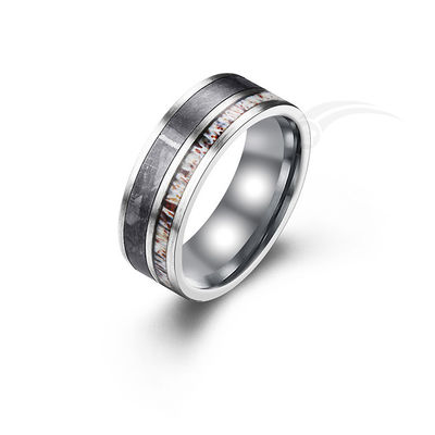 Exclusive Mens Meteorieten Ringen Echte Meteorieten Juwelen Voor Bruiloften