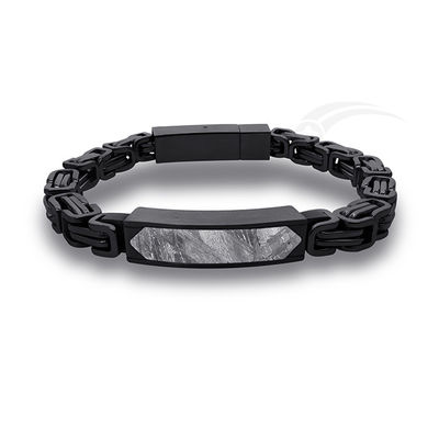 Speciale ketting meteoriet roestvrij sieraden armband met unieke meteoriet